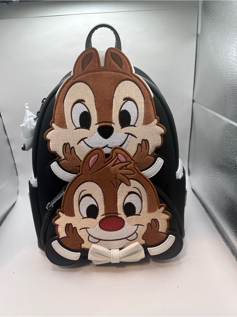 NWT Disney Loungefly Chip 'n' Dale Character Backpack mini backpack - Picture 1 of 11